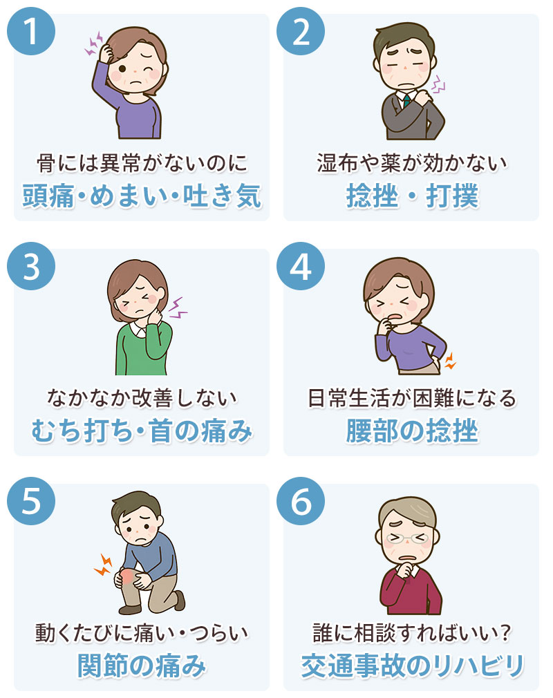 交通事故の悩み